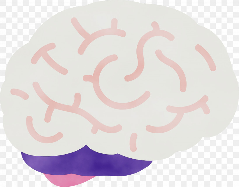 Brain, PNG, 3000x2343px, Brain, Paint, Watercolor, Wet Ink Download Free