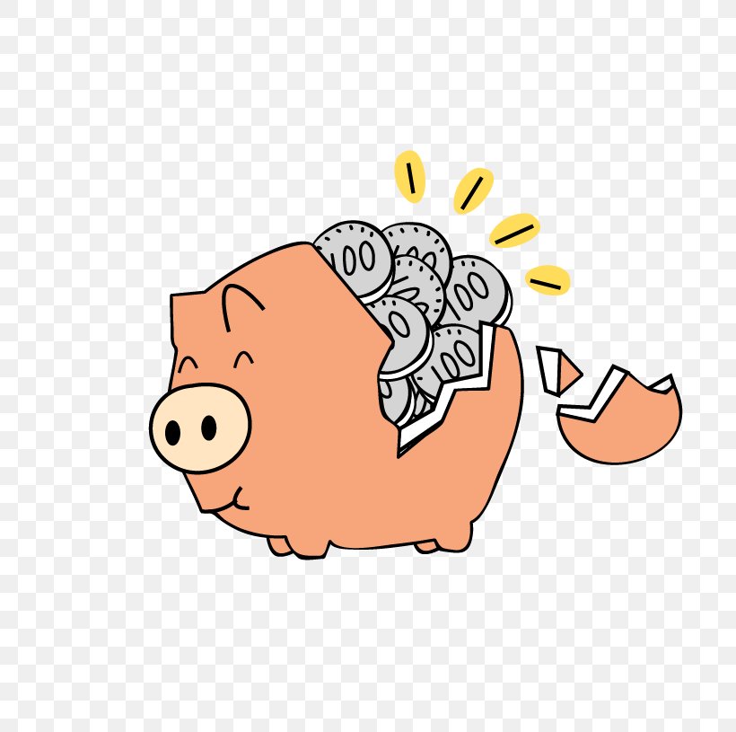 Piggy Bank Saving Loan, PNG, 768x815px, Watercolor, Cartoon, Flower, Frame, Heart Download Free