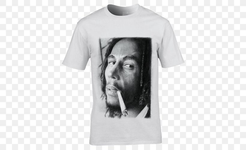 Poster Rastafari Smoking Joint Clothing, PNG, 500x500px, Poster, Black And White, Bob Marley, Cedella Booker, Clothing Download Free