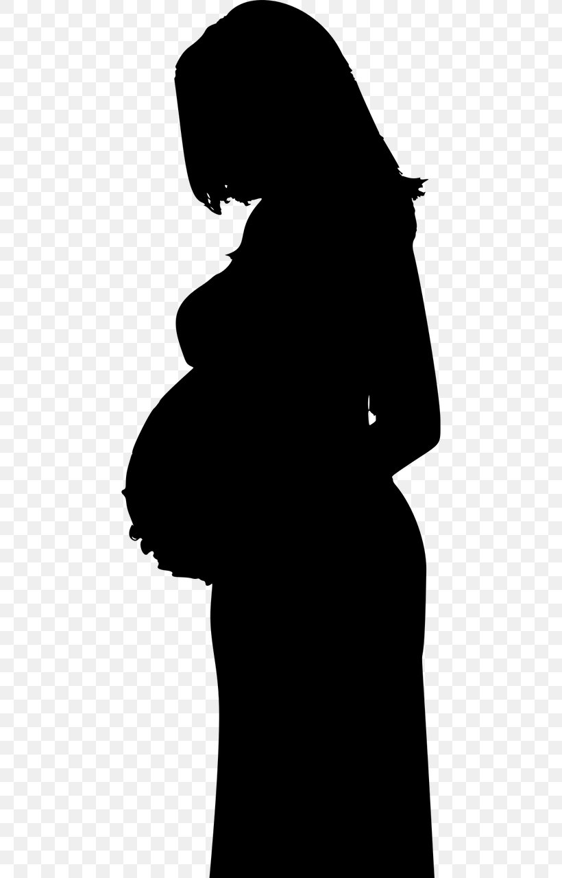 Vector Graphics Mother Clip Art Silhouette, PNG, 640x1280px, Mother, Baby Mama, Black, Black Hair, Blackandwhite Download Free