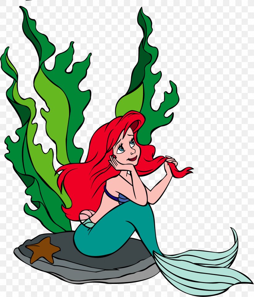 Ariel Sebastian Mermaid Logo, PNG, 1383x1616px, Watercolor, Cartoon, Flower, Frame, Heart Download Free