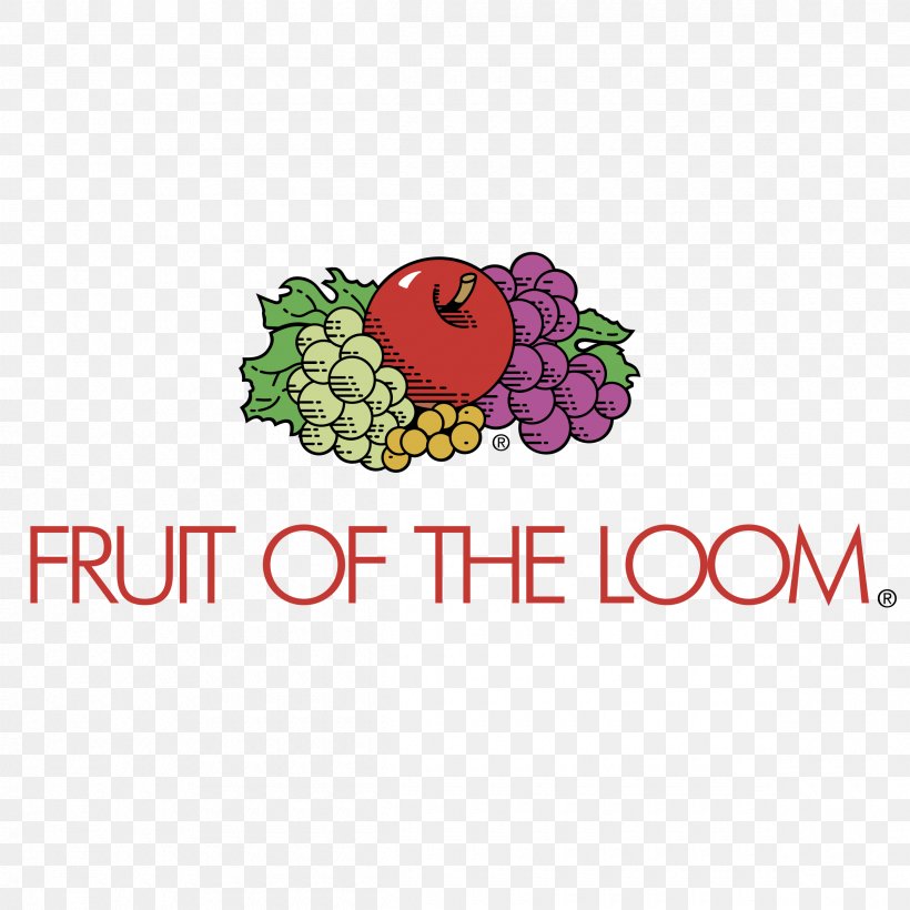 Fruit Of The Loom Clip Art Vector Graphics Logo T-shirt, PNG, 2400x2400px, Watercolor, Cartoon, Flower, Frame, Heart Download Free