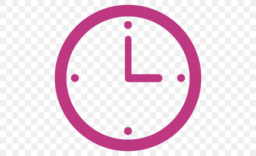 Illustration Euclidean Vector Clock Watch, PNG, 500x500px, Clock, Clock Face, Emoticon, Magenta, Number Download Free