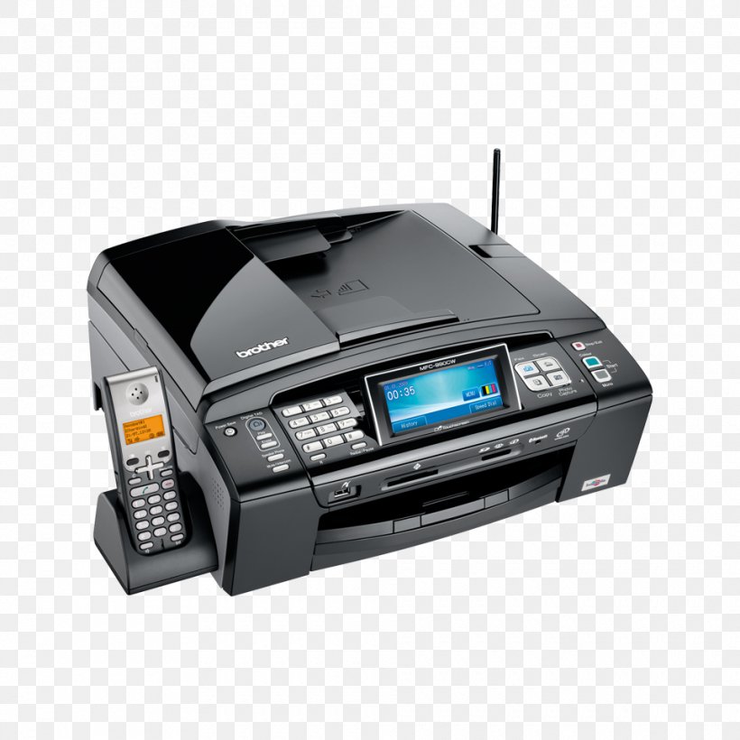 Multi-function Printer Image Scanner Inkjet Printing Fax, PNG, 960x960px, Printer, Brother Industries, Computer, Copying, Device Driver Download Free