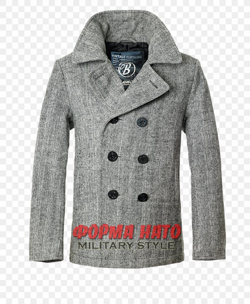 Pea Coat Jacket Double-breasted Grey, PNG, 1000x1219px, Pea Coat, Clothing, Clothing Accessories, Coat, Doublebreasted Download Free