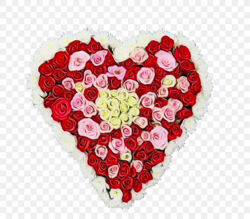 Valentines Day Heart, PNG, 668x720px, Watercolor, Bouquet, Cut Flowers, Flower, Flower Bouquet Download Free