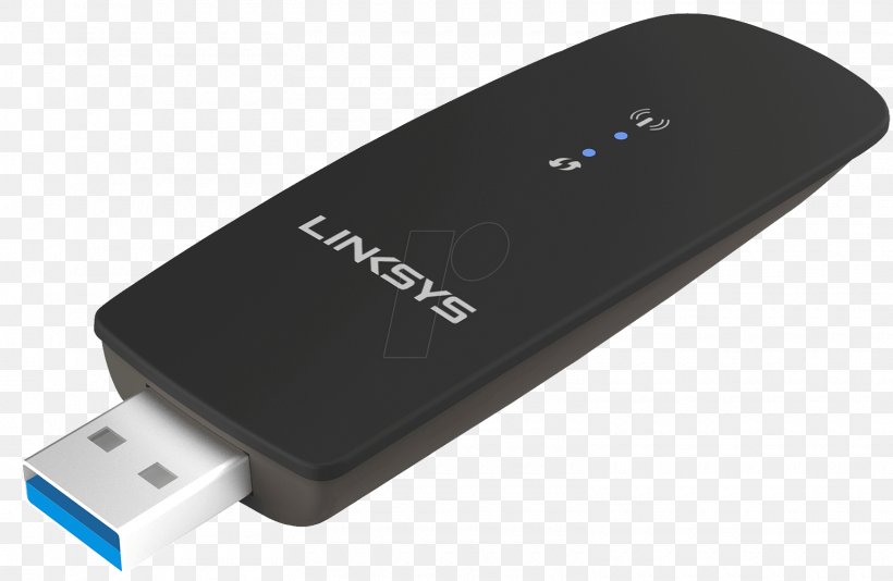 Adapter Linksys Wi-Fi IEEE 802.11ac Wireless USB, PNG, 1560x1017px, Adapter, Computer Network, Electronic Device, Electronics, Electronics Accessory Download Free