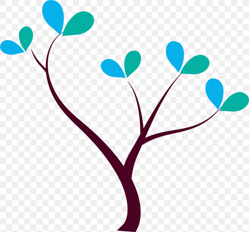 Leaf Plant Plant Stem Branch Flower, PNG, 3000x2801px, Cartoon Tree, Abstract Tree, Branch, Flower, Heart Download Free