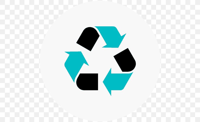 Recycling Symbol Rubbish Bins & Waste Paper Baskets Recycling Bin, PNG, 500x500px, Recycling Symbol, Brand, Decal, Logo, Material Download Free