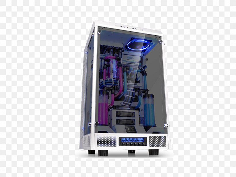 Computer Cases & Housings MicroATX Full Tower PC Casing Thermaltake The Tower 900 Black Gaming Computer, PNG, 1000x750px, Computer Cases Housings, Atx, Computer Cooling, Computer Hardware, Cooler Master Download Free