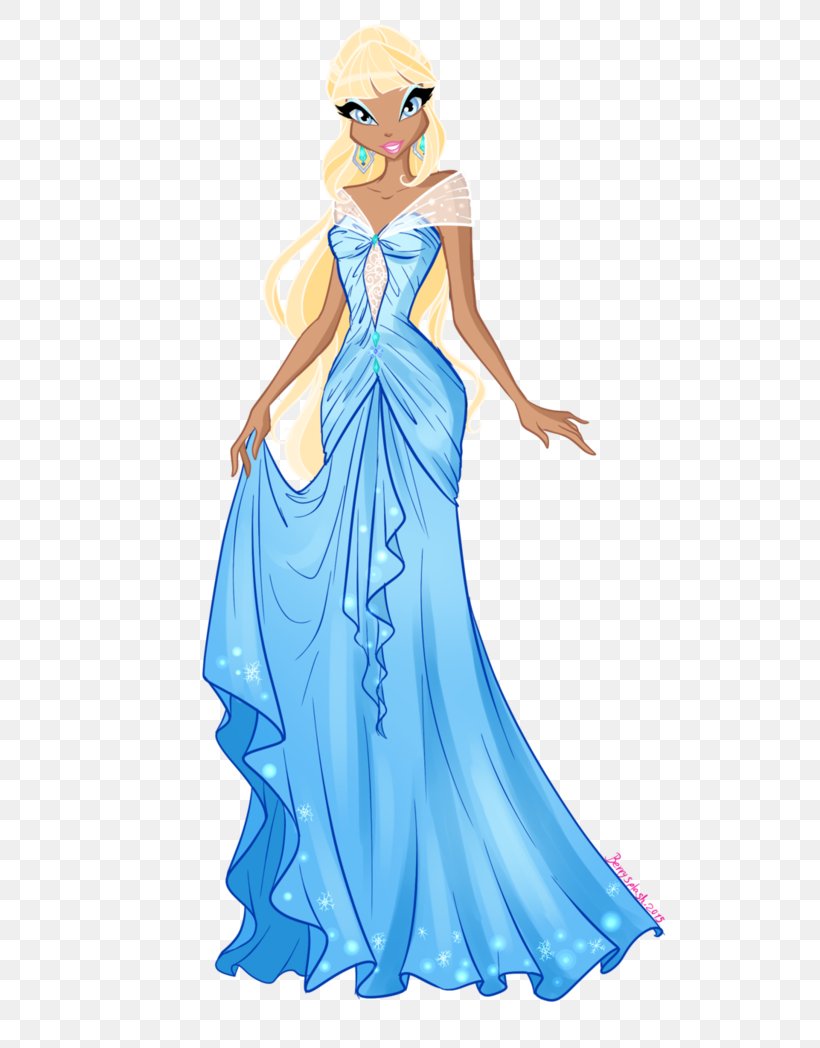 Musa Ball Gown Drawing Dress, PNG, 762x1048px, Musa, Animation, Ball, Ball Gown, Barbie Download Free