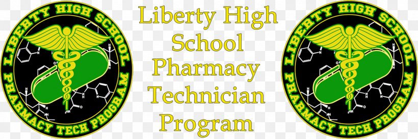 Pharmacy Technician National Secondary School Logo, PNG, 1500x500px, Pharmacy Technician, Brand, Emblem, Green, Label Download Free