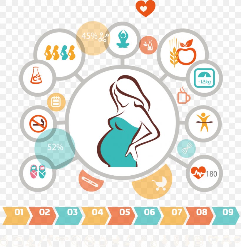 Pregnancy Infographic Woman Icon, PNG, 947x972px, Pregnancy, Area, Childbirth, Infographic, Information Download Free