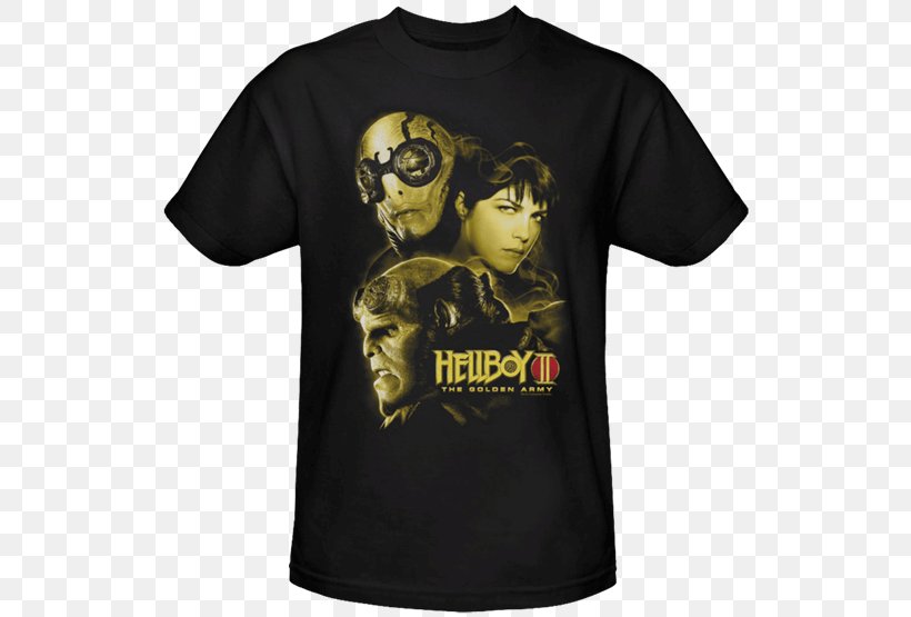 T-shirt Hellboy Clothing Sizes, PNG, 555x555px, Tshirt, Active Shirt, Art, Black, Brand Download Free