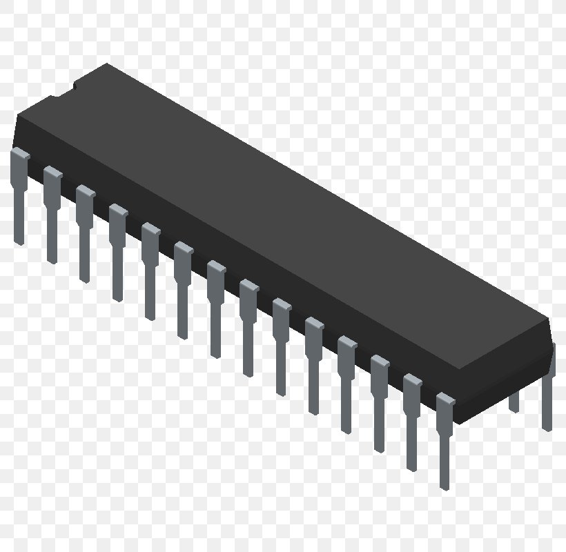 Transistor Microcontroller Dual In-line Package ATmega328 Integrated Circuits & Chips, PNG, 800x800px, Transistor, Circuit Component, Dual Inline Package, Electrical Connector, Electronic Circuit Download Free