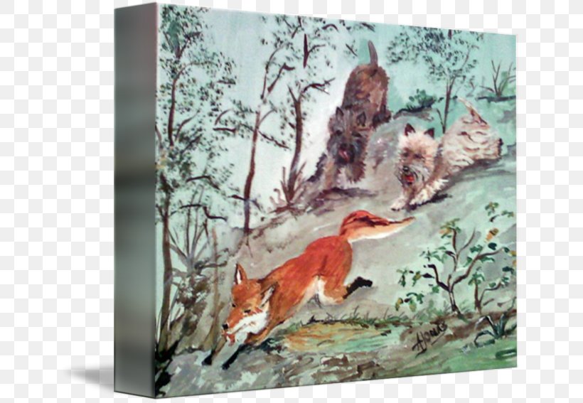 Red Fox Fauna Painting Wildlife, PNG, 650x567px, Red Fox, Carnivoran, Dog Like Mammal, Fauna, Fox Download Free