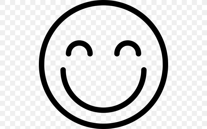 Smiley Emoticon, PNG, 512x512px, Smiley, Area, Avatar, Black And White, Emoticon Download Free