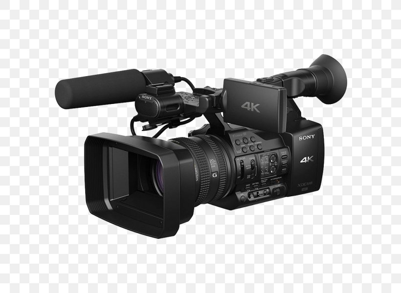 Sony XDCAM PXW-Z100 4K Resolution Video Cameras Sony XDCAM PXW-Z150, PNG, 600x600px, 4k Resolution, Active Pixel Sensor, Camera, Camera Accessory, Camera Lens Download Free