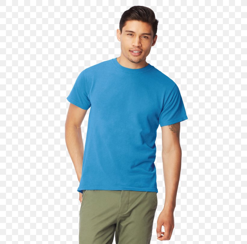 T-shirt Crew Neck Clothing Piqué Sleeve, PNG, 720x810px, Tshirt, Active Shirt, Aqua, Azure, Blue Download Free