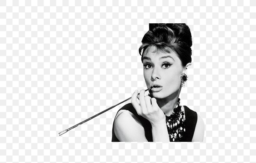 Breakfast At Tiffany's Audrey Hepburn Holly Golightly Film, PNG, 524x524px, Audrey Hepburn, Actor, Audrey Tautou, Beauty, Black And White Download Free