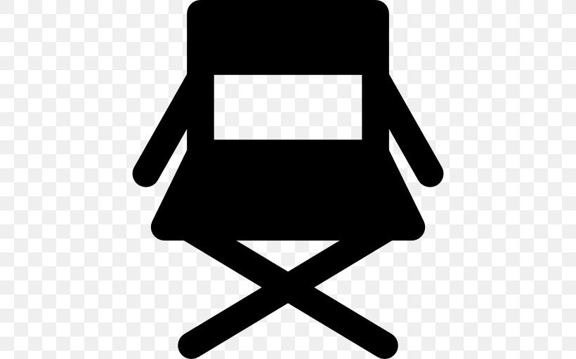 Film Director Director's Chair Clip Art, PNG, 512x512px, Film Director, Animation, Black, Black And White, Chair Download Free