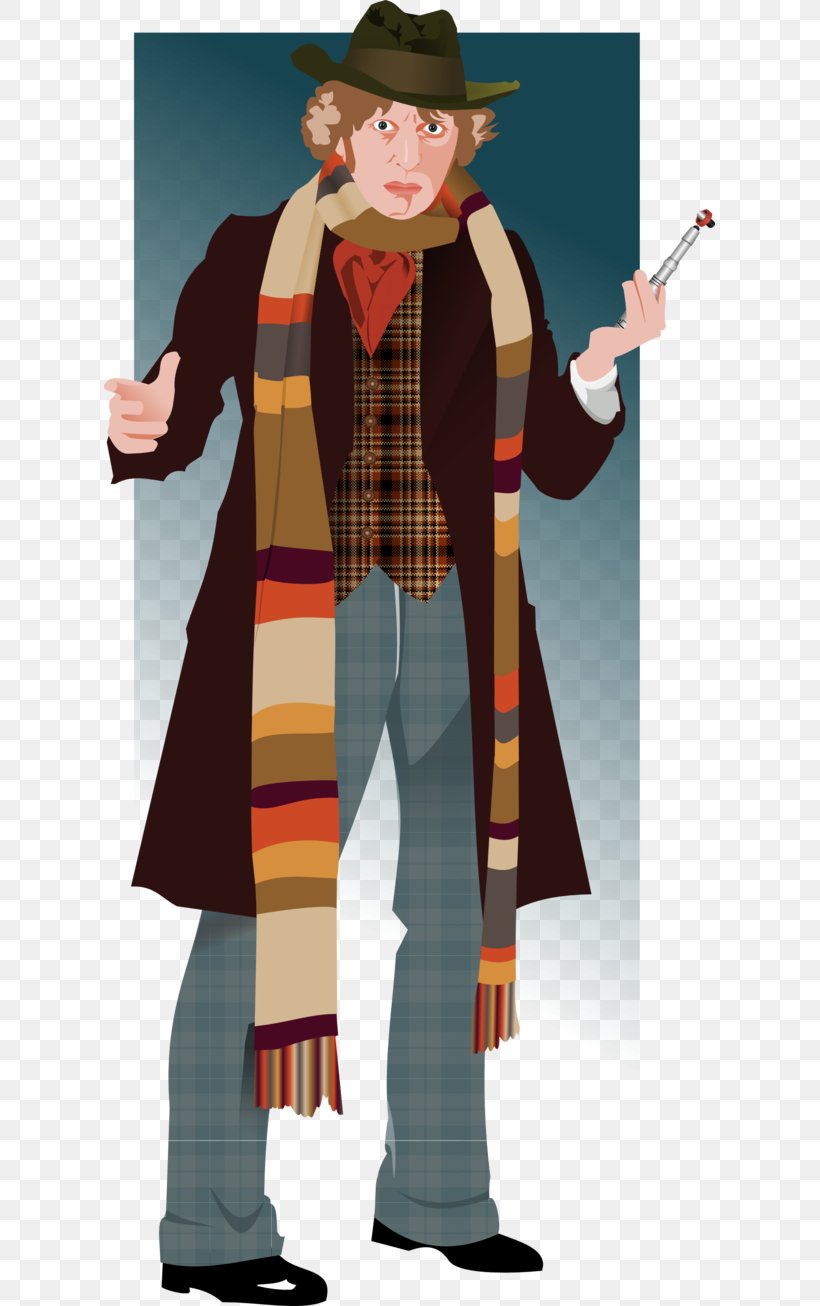 Fourth Doctor Tom Baker Doctor Who Sixth Doctor, PNG, 611x1306px, Fourth Doctor, Art, Character, Colin Baker, Costume Download Free