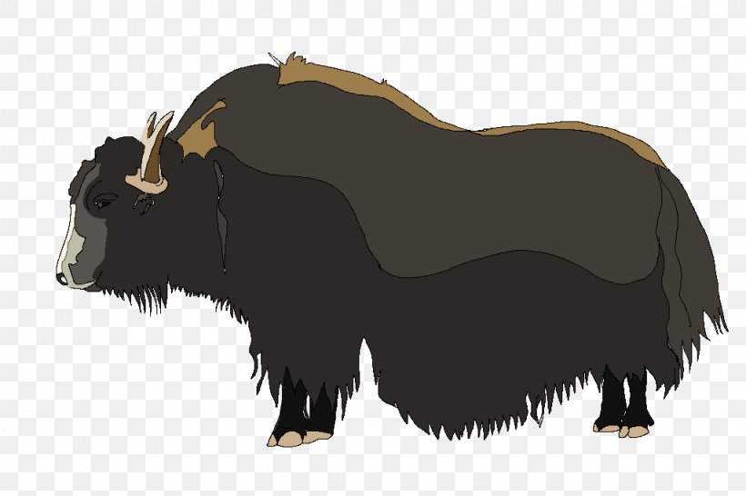 Cattle Domestic Yak Muskox Bison, PNG, 1024x683px, Cattle, Animal, Bison, Bull, Cartoon Download Free