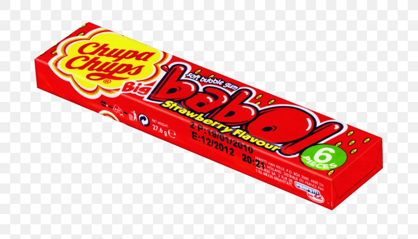 Chewing Gum Chupa Chups Big Babol Strawberry Flavour 6 Pieces Flavor Brand, PNG, 800x469px, Chewing Gum, Big Babol, Brand, Bubble, Chupa Chups Download Free