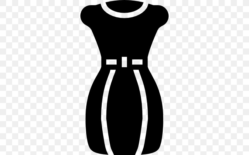 Dress Shoulder Sleeve, PNG, 512x512px, Dress, Black, Black And White, Black M, Clothing Download Free
