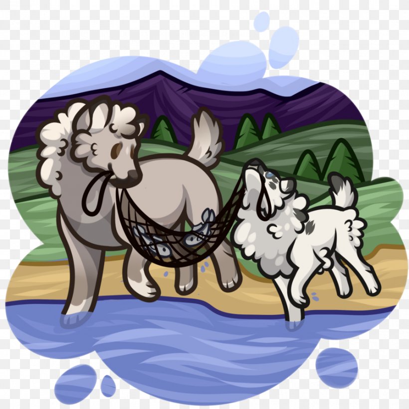Dog Illustration Clip Art Canidae Mammal, PNG, 894x894px, Dog, Alaskan Malamute, Canidae, Cartoon, Character Download Free