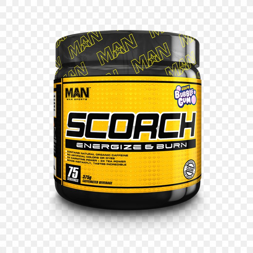 MAN Sports Scorch Powder Product Brand Serving Size Computer Hardware, PNG, 1000x1000px, Brand, Computer Hardware, Hardware, Serving Size, Yellow Download Free