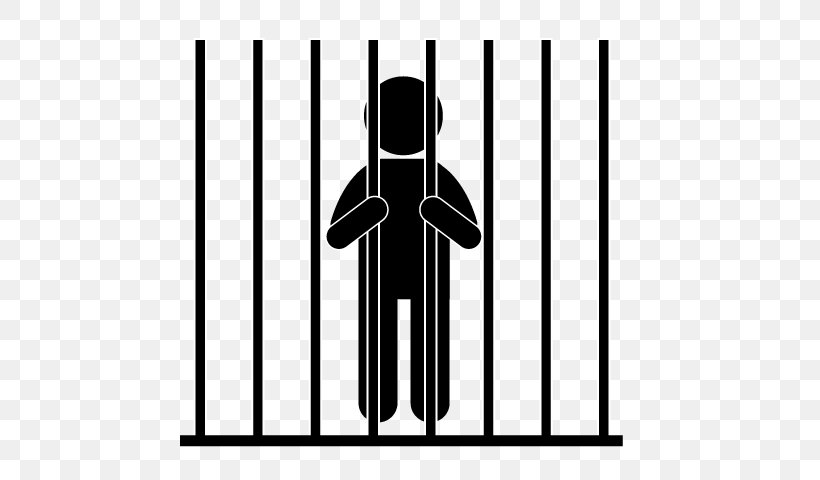 Prisoner Prison Cell Clip Art, PNG, 640x480px, Prison, Black, Black And White, Brand, Jailer Download Free