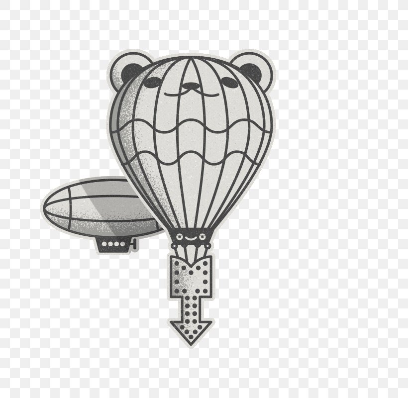 Product Design Hot Air Balloon Line Black, PNG, 657x800px, Hot Air Balloon, Balloon, Black, Black And White Download Free