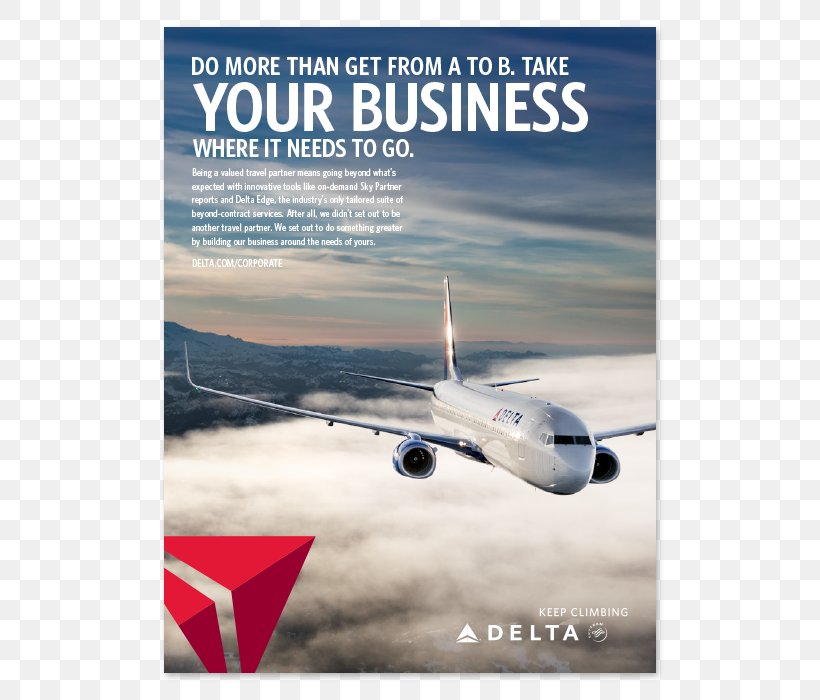 Airline Delta Air Lines Airbus Advertising After The End: Forsaken Destiny, PNG, 600x700px, Airline, Advertising, Advertising Campaign, Advertising Slogan, Aerospace Engineering Download Free