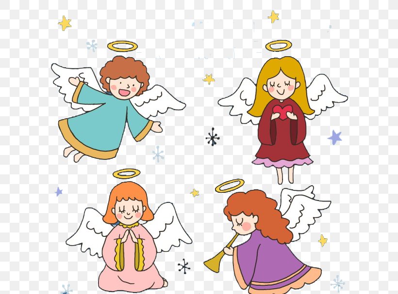 Christmas Angel Clip Art, PNG, 650x607px, Watercolor, Cartoon, Flower, Frame, Heart Download Free