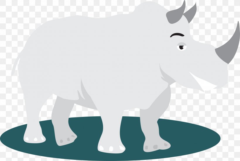 Pig Rhinoceros Horse Animal Clip Art, PNG, 2546x1711px, Pig, Animal, Canidae, Carnivoran, Cattle Like Mammal Download Free