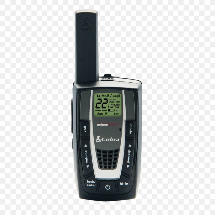 Two-way Radio Telephony General Mobile Radio Service Family Radio Service, PNG, 1024x1024px, Twoway Radio, Color, Communication Device, Electronic Device, Electronics Download Free