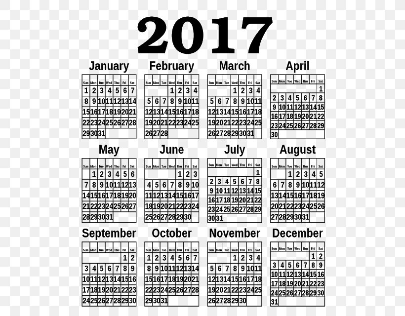 0 Calendar 1 2 Основной государственный экзамен, PNG, 539x640px, 2016, 2017, 2018, Area, Black And White Download Free