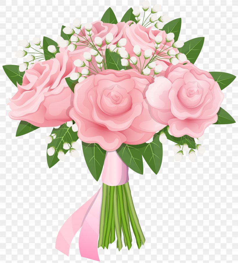 Flower Bouquet Rose Pink Clip Art, PNG, 7212x8000px, Flower Bouquet, Color, Cut Flowers, Floral Design, Floristry Download Free
