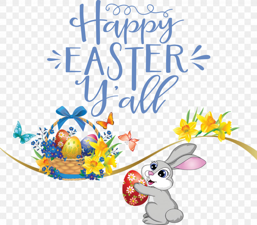 Happy Easter Easter Sunday Easter, PNG, 3000x2632px, Happy Easter, Basket, Easter, Easter Basket, Easter Bunny Download Free