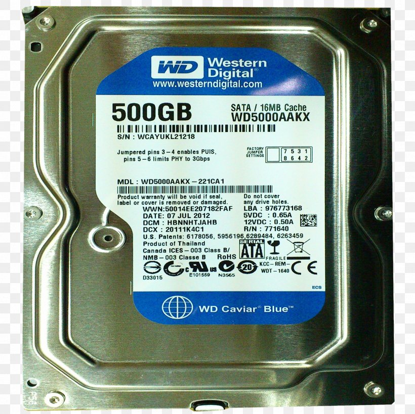 Hard Drives Data Storage WD Blue 500 GB Internal Hard Drive, PNG, 1600x1600px, Hard Drives, Computer Component, Computer Hardware, Data Storage, Data Storage Device Download Free