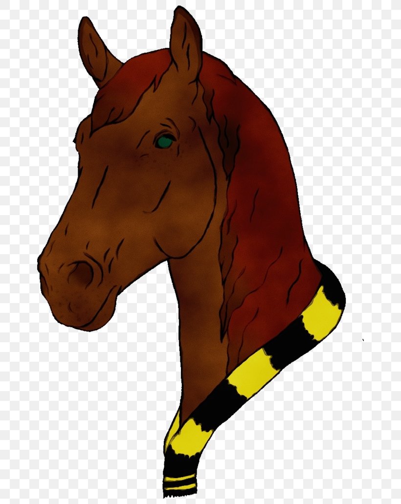 Horse Cartoon Head Yellow Sorrel, PNG, 774x1031px, Watercolor, Animation, Cartoon, Head, Horse Download Free