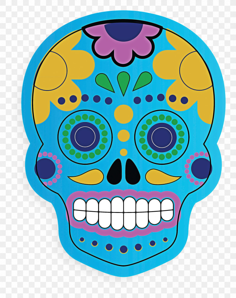 Skull Mexico, PNG, 2373x3000px, Skull, Cartoon, Cdr, Forest Green, Green Download Free