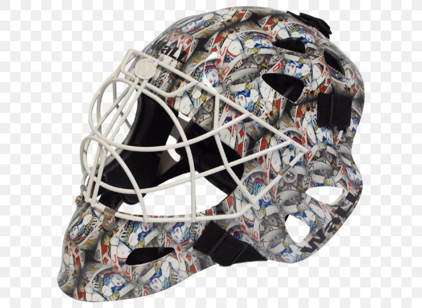 American Football Helmets Goaltender Mask Floorball TKKF Jadberg Pionier Tychy Goalkeeper, PNG, 621x600px, Watercolor, Cartoon, Flower, Frame, Heart Download Free