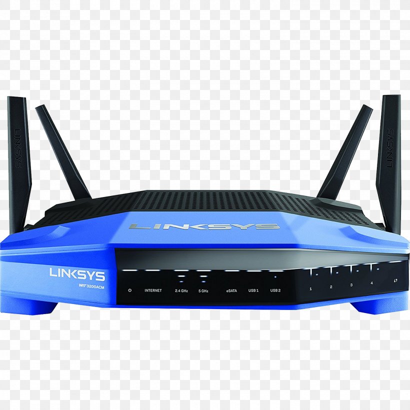 Linksys WRT3200ACM Wireless Router Linksys Routers Linksys WRT54G Series, PNG, 1500x1500px, Linksys Wrt3200acm, Computer Network, Ddwrt, Electronic Instrument, Electronics Download Free