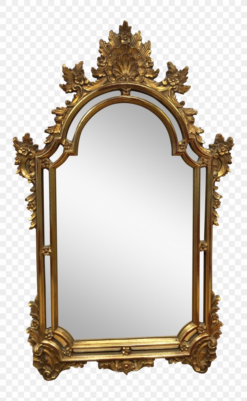 Picture Frames Gold Leaf Wall Mirror Ornament, PNG, 2030x3296px, Picture Frames, Antique, Brass, Decorative Arts, Gilding Download Free