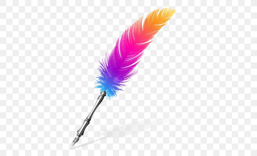 Quill Pen Paper Feather Ink, PNG, 500x500px, Quill, Drawing, Feather, Fountain Pen, Graphic Artist Download Free