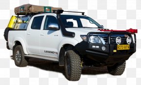 Safari Car - Tire Toyota Hilux Car Pickup Truck PNG