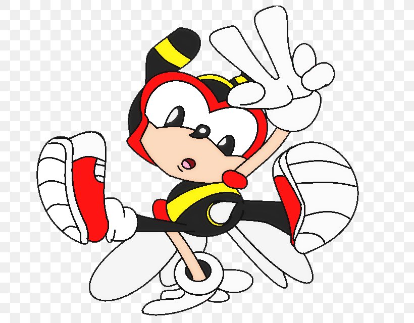 Charmy Bee Sonic Classic Collection Drawing, PNG, 710x640px, Watercolor, Cartoon, Flower, Frame, Heart Download Free