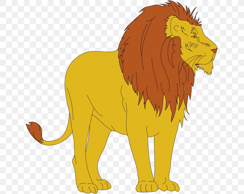 Lion Animation Clip Art, PNG, 650x650px, Lion, Animation, Art, Big Cats, Carnivoran Download Free